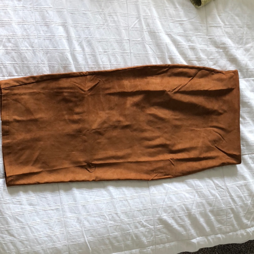 Naked Wardrobe Suede Me Right Skirt